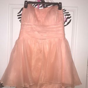 Cute Peachy prom dress